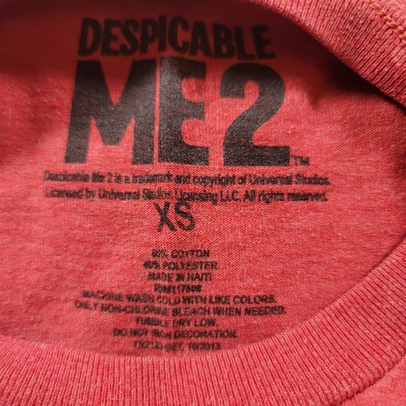 Despicable Me 2 Dear Santa, I Can Explain! Kids Christmas Shirt Size XS Red - Picture 6 of 6